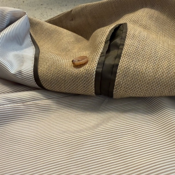 Banana Republic 44R GUC Beige Sport Coat - Picture 11 of 14